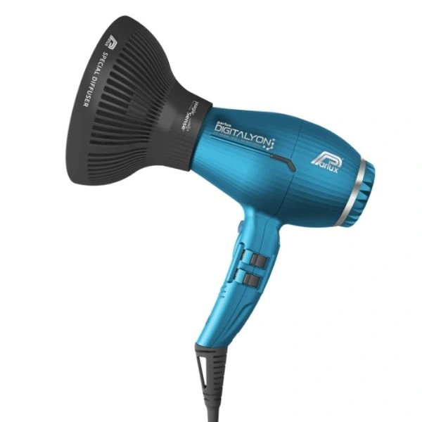 Sèche-cheveux Digitalyon bleu + Diffuseur Magic Sense Parlux