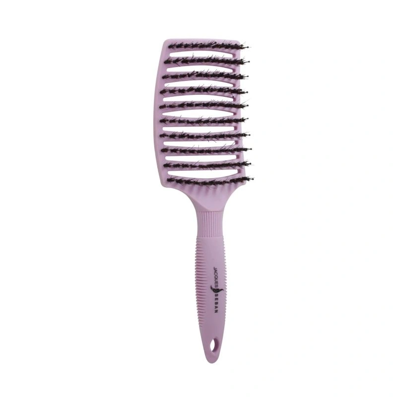 Curved bristle brush with boar bristles by Jacques Seban