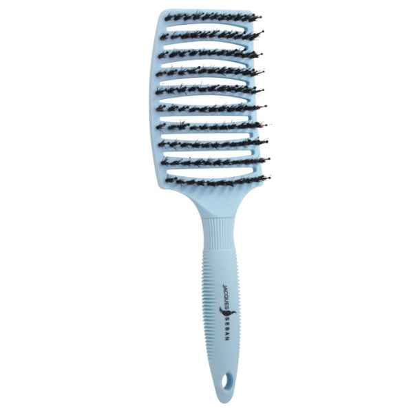 Brosse courbe poils sanglier blauw Jacques Seban Brosse courbe poils sanglier blauw Jacques Seban