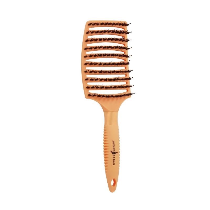 Brosse courbe poils sanglier oranje Jacques Seban