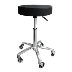 Tabouret de coiffure roll'in noir Jacques Seban