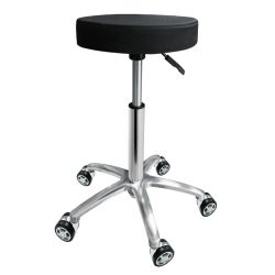 Taburete de peluquería rallye negro Jacques Seban