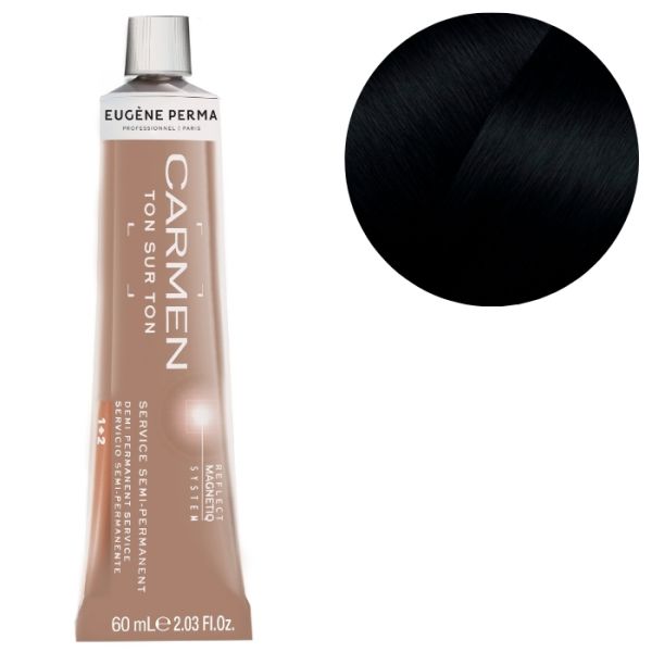 Kleur Carmen Ton sur Ton 1 Zwart Eugène Perma 60ml