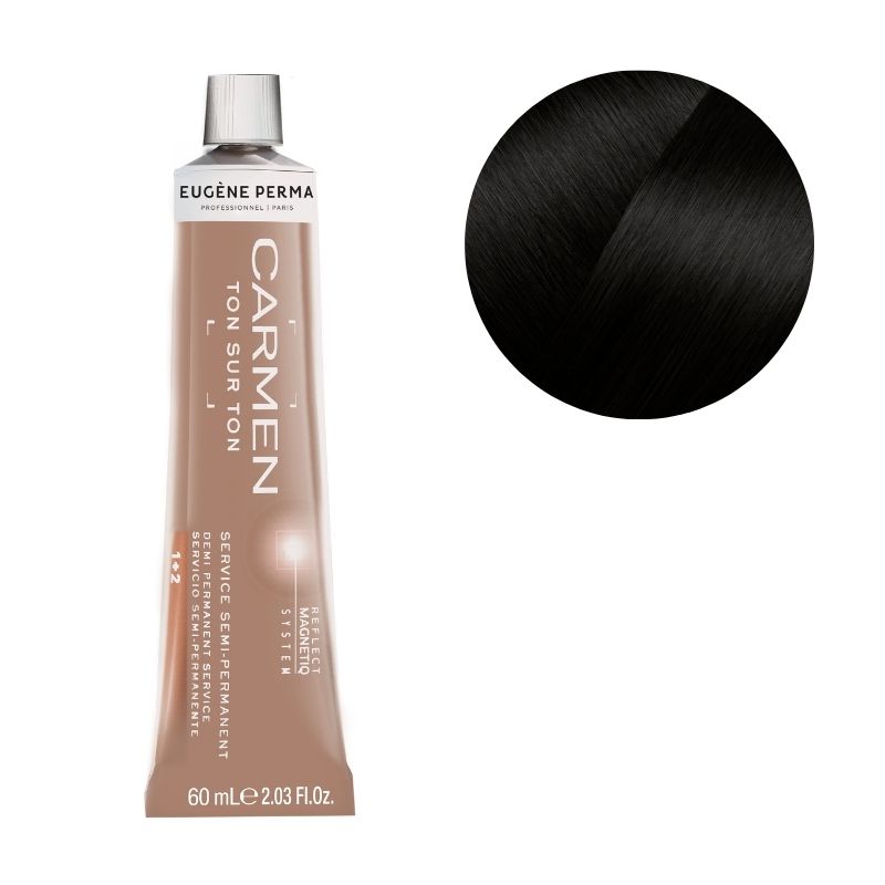 Coloração Carmen Ton sur Ton 3 Castanho Escuro Eugène Perma 60ml