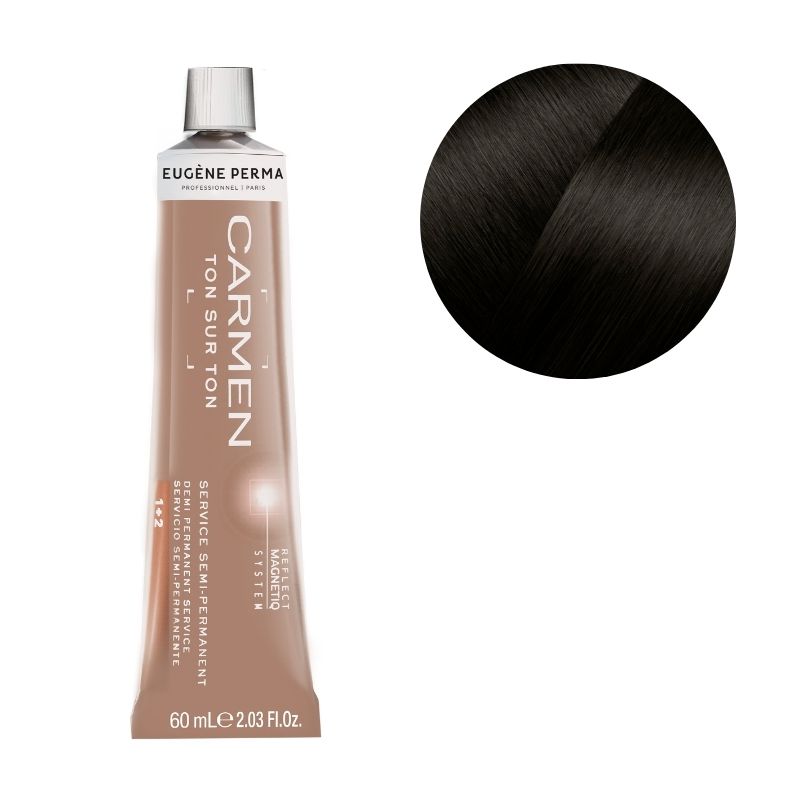 Kleur Carmen Ton sur Ton 4 Kastanjebruin Eugène Perma 60ml