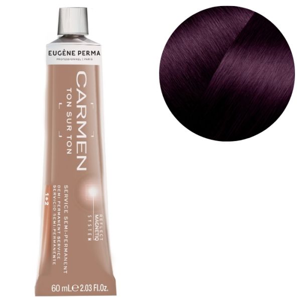 Kleur Carmen Ton sur Ton 420 Cassis Eugène Perma 60ml Kleur Carmen Ton sur Ton 420 Cassis Eugène Perma 60ml