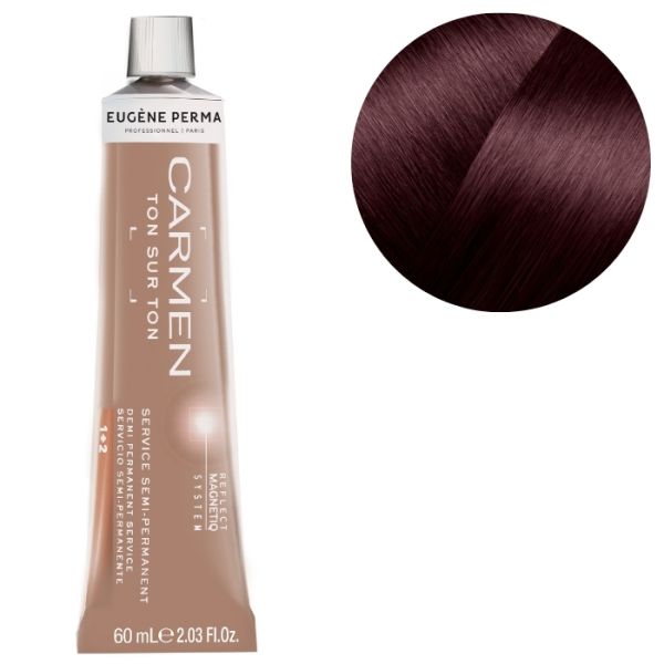 Kleur Carmen Ton sur Ton 526 Prune Eugène Perma 60ml Kleur Carmen Ton sur Ton 526 Prune Eugène Perma 60ml