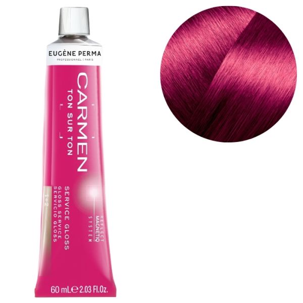 Kleur Carmen Ton sur Ton G62 Glanzend bordeaux Eugène Perma 60ml