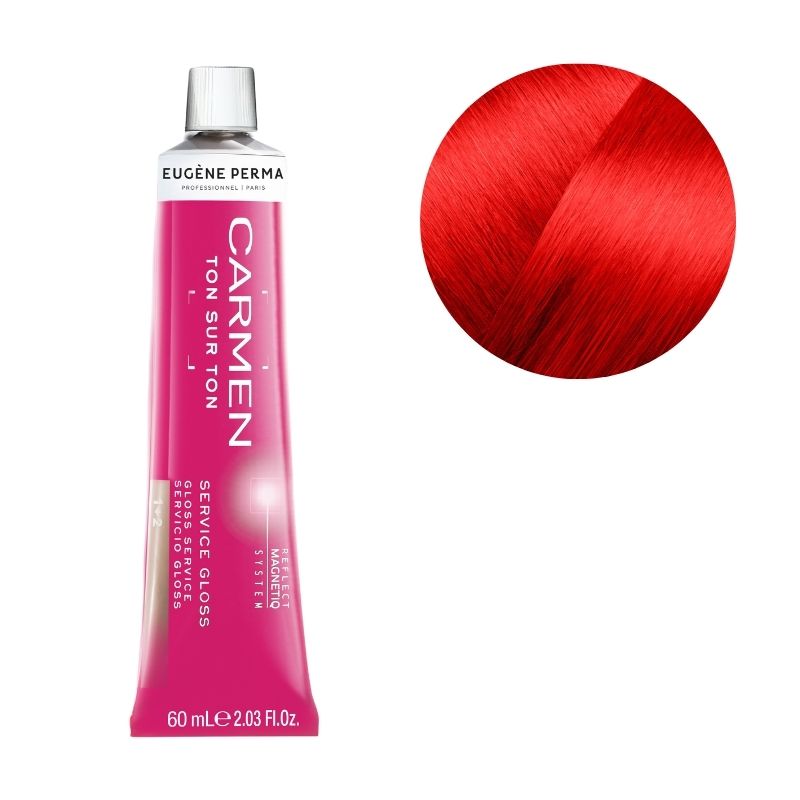 Kleur Carmen Ton sur Ton G60 Glanzend intense rood Eugène Perma 60ml