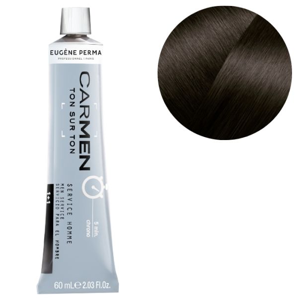 Coloration Carmen Ton sur Ton MEN Châtain Eugène Perma 60ml
