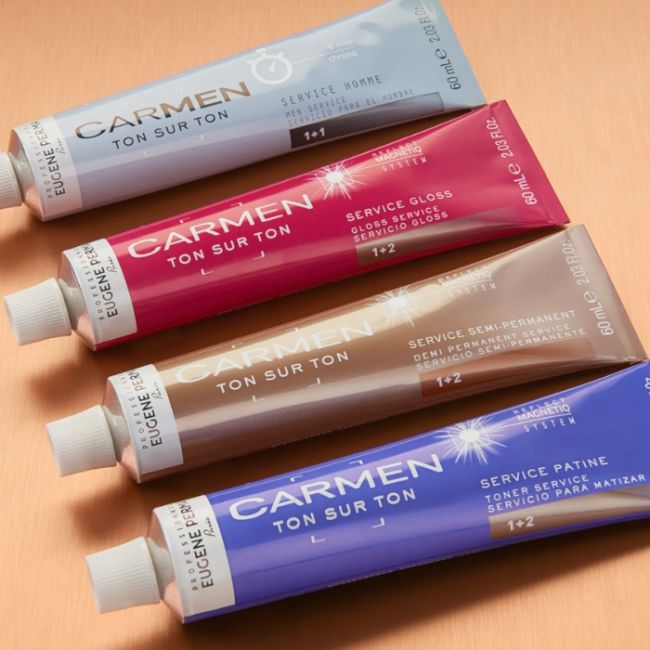 Coloración Carmen Ton sobre Ton P12 Pátina plata Eugène Perma 60ml
