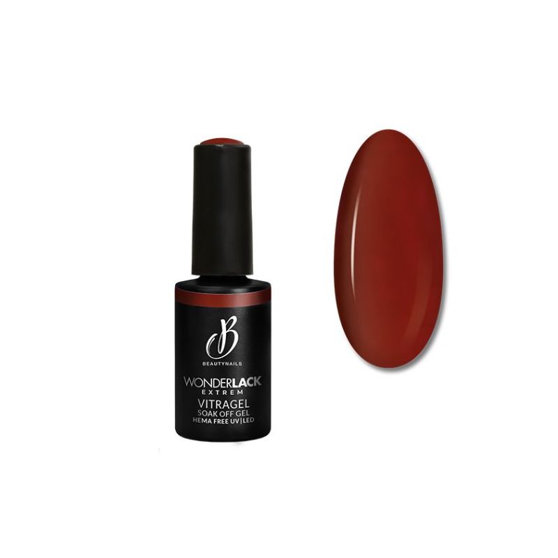 Semi permanent Wonderlack Hema free vitragel ruby Color Glass Beautynails 8ML