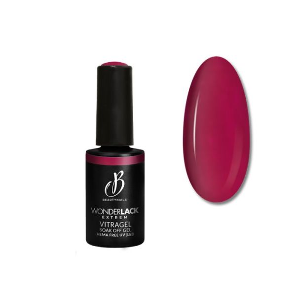 Semi permanent Wonderlack Hema free vitragel cherry Color Glass Beautynails 8ML