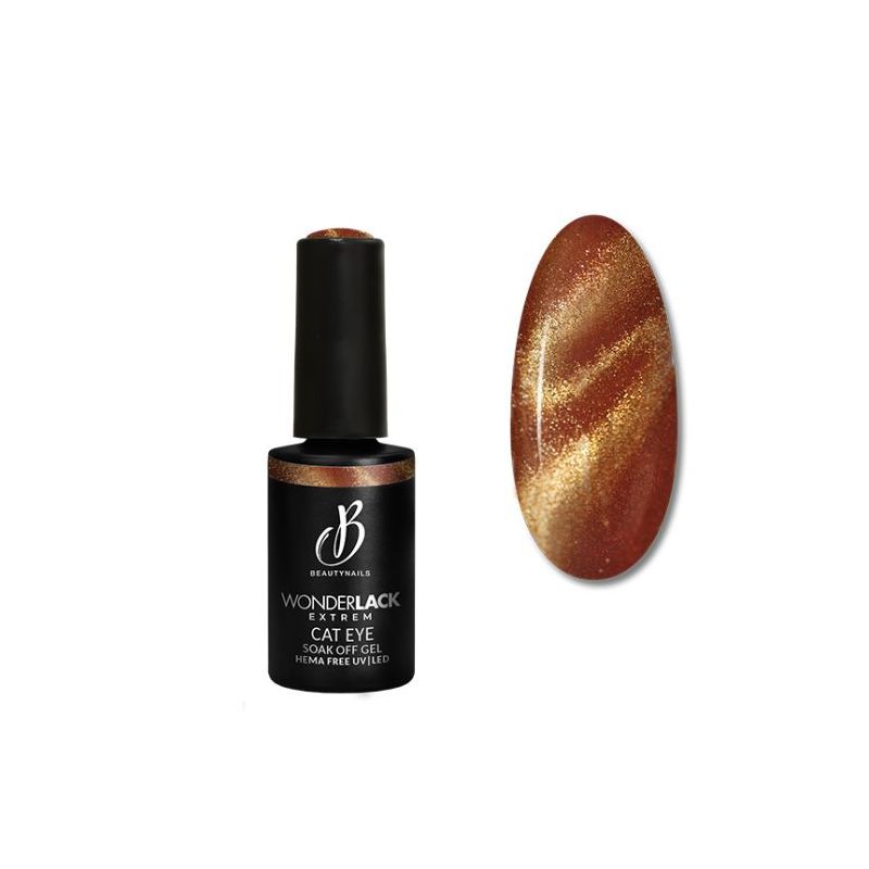 Semi permanent Wonderlack Hema free cat eye coral reef Tropical Mood Beautynails 8ML