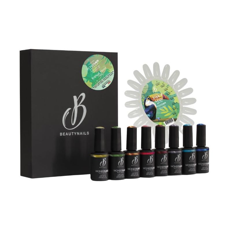 Coffret semi permanent Wonderlack Hema free Tropical Mood Beautynails 8x8ML