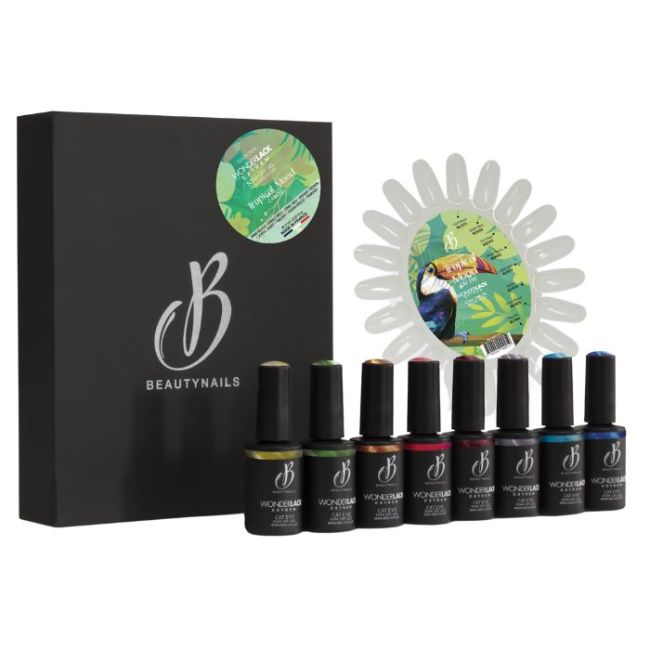 Coffret semi permanent Wonderlack Hema free Tropical Mood Beautynails 8x8ML