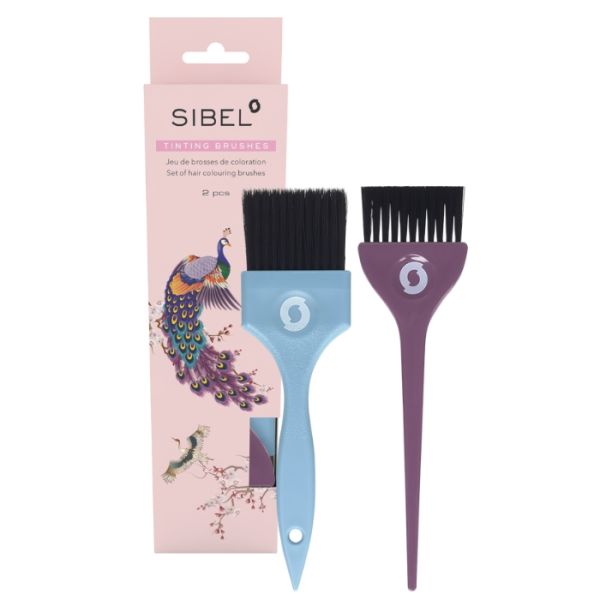 Pinceaux de coloration Asie (Brosse de coloration + brosse pour balayage) Sibel Pinceaux de coloration Asie (Brosse de coloration + brosse pour balayage) Sibel