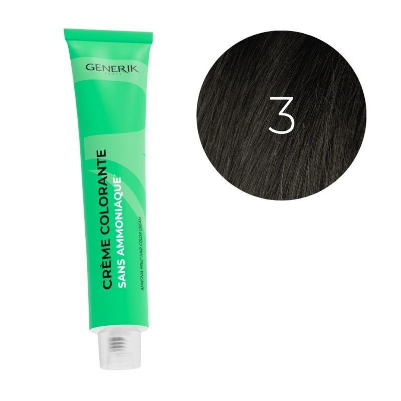 Coloration sans ammoniaque 3 Générik 100ml