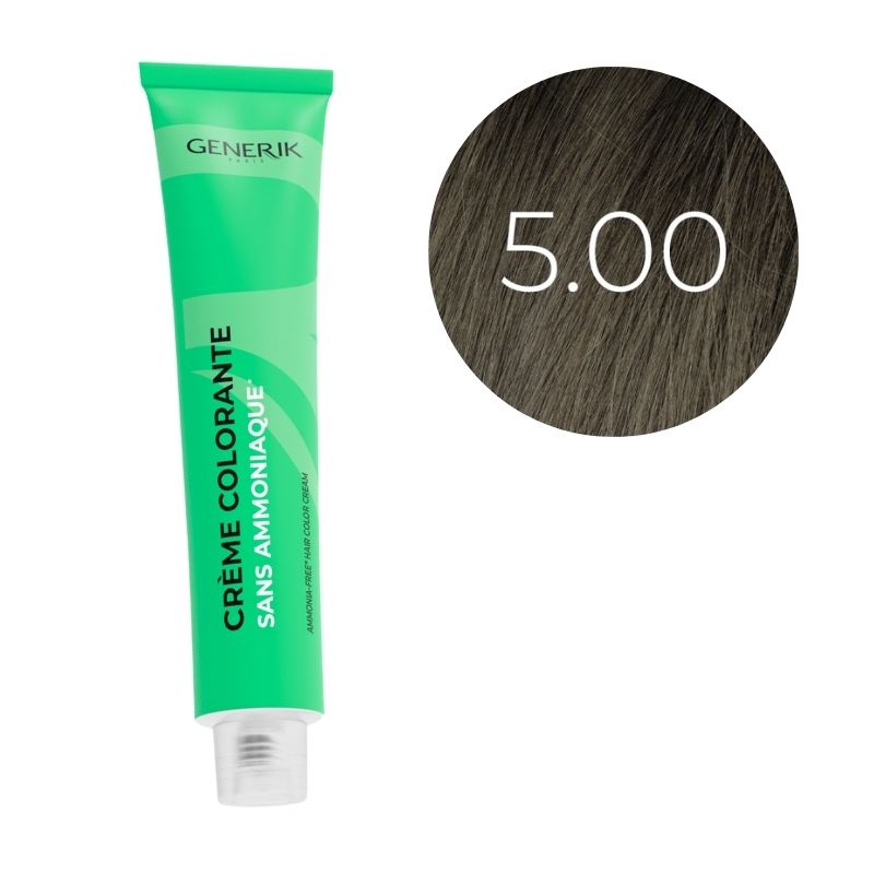 Coloration sans ammoniaque 5.00 Générik 100ml