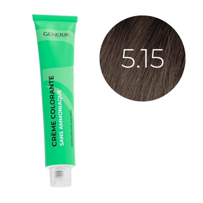 Coloration sans ammoniaque 5.15 Générik 100ml