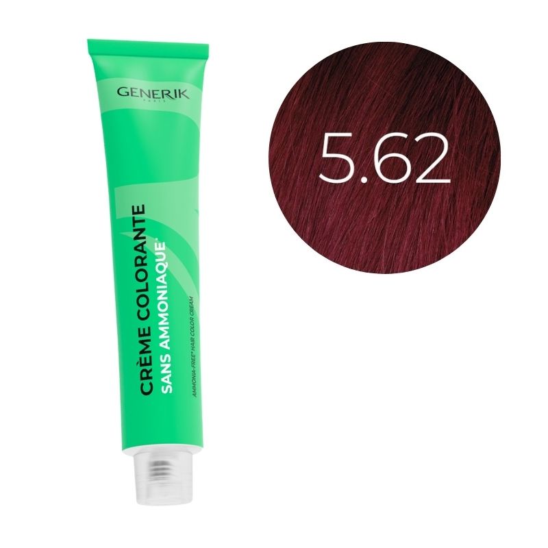 Coloration sans ammoniaque 5.62 Générik 100ml