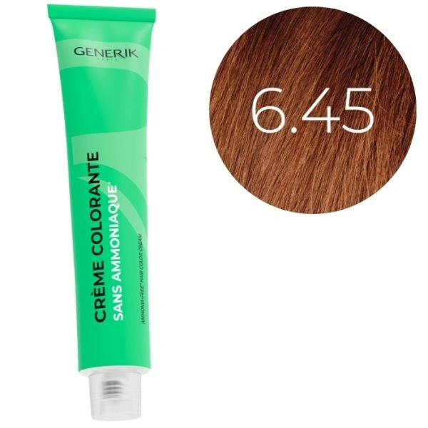 Coloration sans ammoniaque 6.45 Générik 100ml