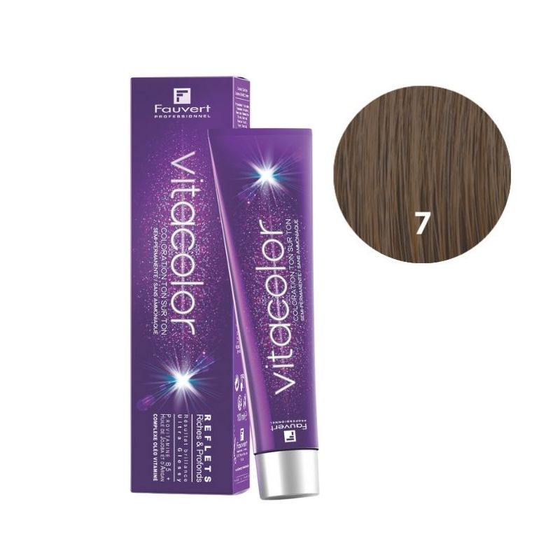 Kleurton sur ton Vitacolor Gloss B7 blond Fauvert 100ML