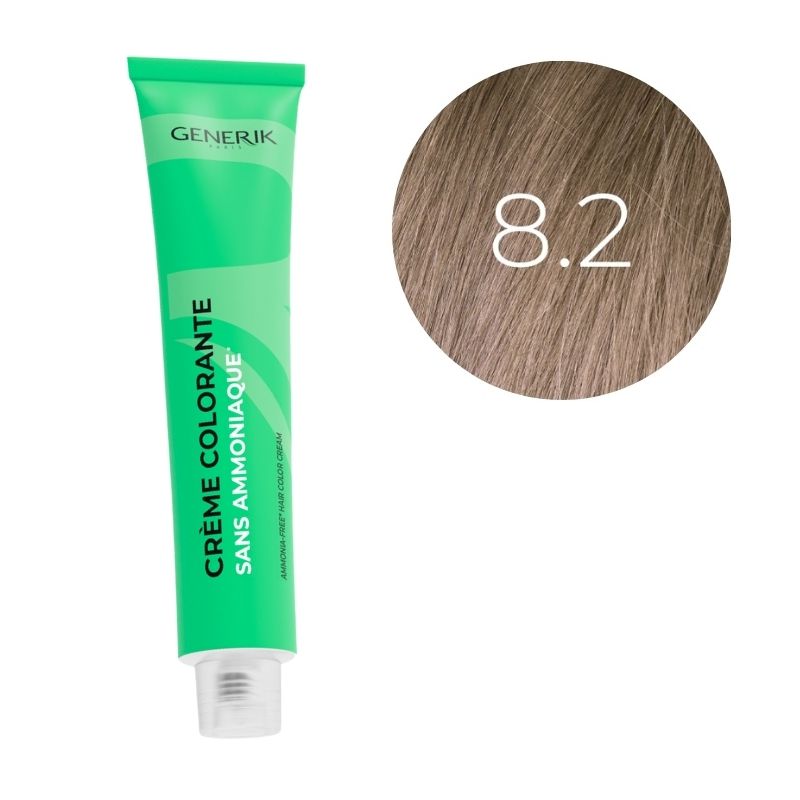 Coloration sans ammoniaque 8.2 Générik 100ml