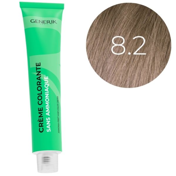 Coloration sans ammoniaque 8.2 Générik 100ml