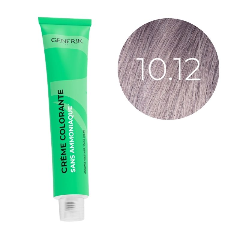 Coloration sans ammoniaque 10.12 Générik 100ml