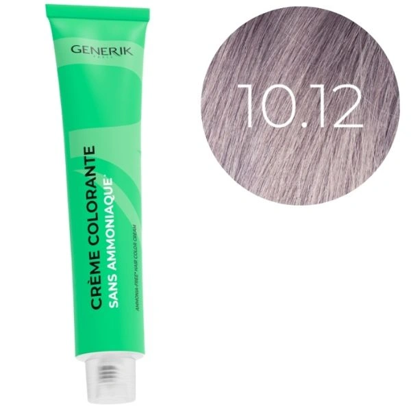 Coloration sans ammoniaque 10.12 Générik 100ml