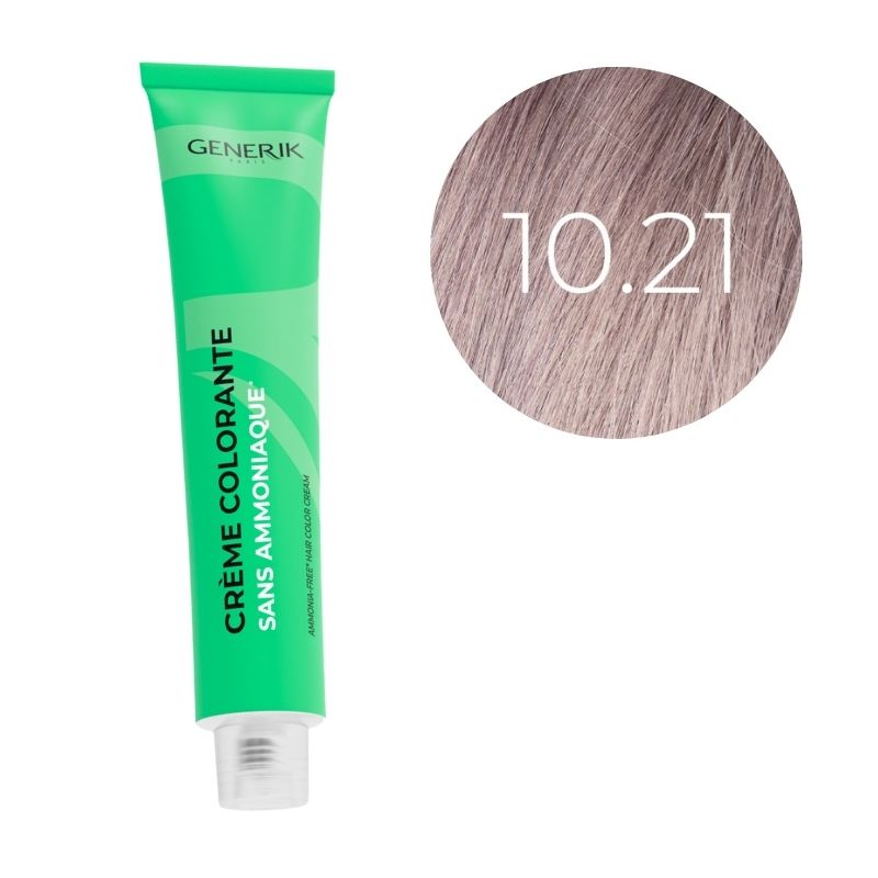 Coloration sans ammoniaque 10.21 Générik 100ml