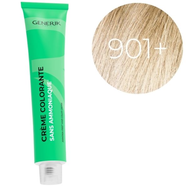 Coloration sans ammoniaque 901+ Générik 100ml Coloration sans ammoniaque 901+ Générik 100ml