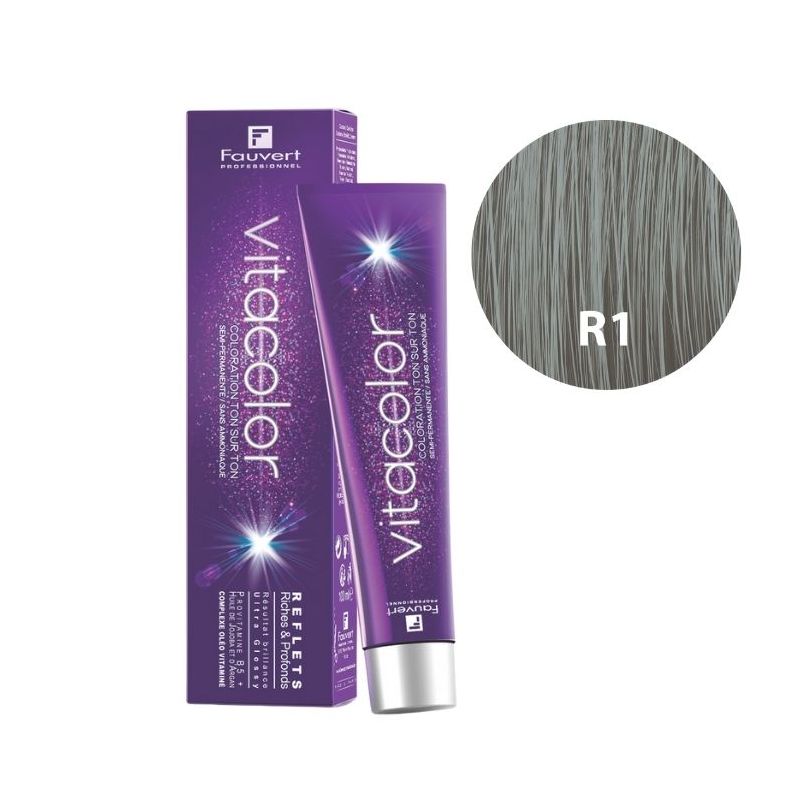 Kleurverf ton sur ton Vitacolor Gloss R/1 asblond Fauvert 100ML