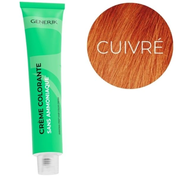 Coloration sans paraben CUIVRE Générik 100ml