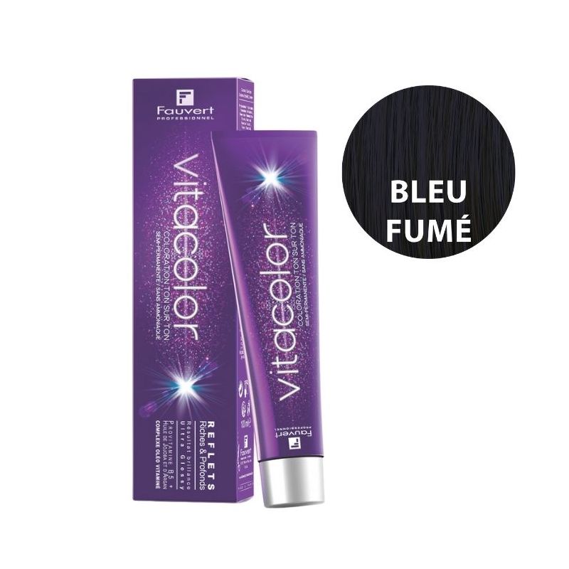 Kleurtoning ton sur ton Vitacolor Gloss R/112 blauw rook Fauvert 100ML