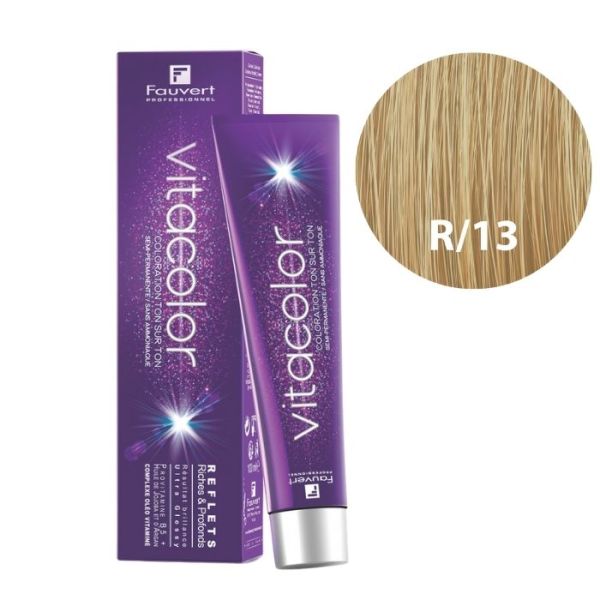 Kleurton sur ton Vitacolor Gloss R/13 beige Fauvert 100ML Kleurton sur ton Vitacolor Gloss R/13 beige Fauvert 100ML