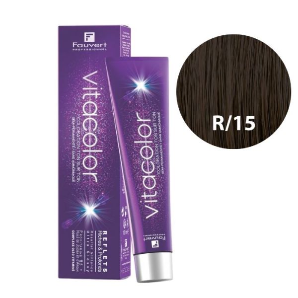 Kleurton op ton Vitacolor Gloss R/15 mocha Fauvert 100ML Kleurton op ton Vitacolor Gloss R/15 mocha Fauvert 100ML