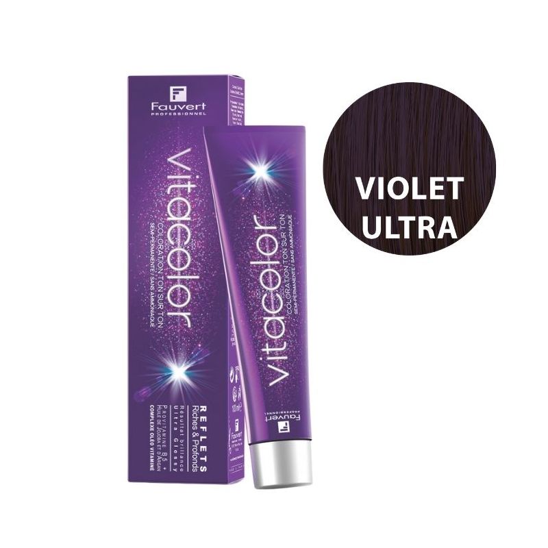 Ton-sur-ton kleur Vitacolor Gloss R/226 ultra violet Fauvert 100ML