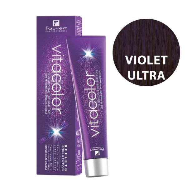 Ton-sur-ton kleur Vitacolor Gloss R/226 ultra violet Fauvert 100ML Ton-sur-ton kleur Vitacolor Gloss R/226 ultra violet Fauvert 100ML