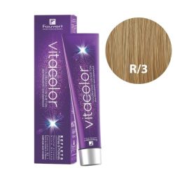 Coloração tom sobre tom Vitacolor Gloss R/3 dourado Fauvert 100ML