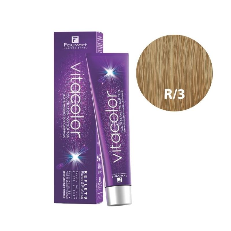 Kleurton sur ton Vitacolor Gloss R/3 goud Fauvert 100ML