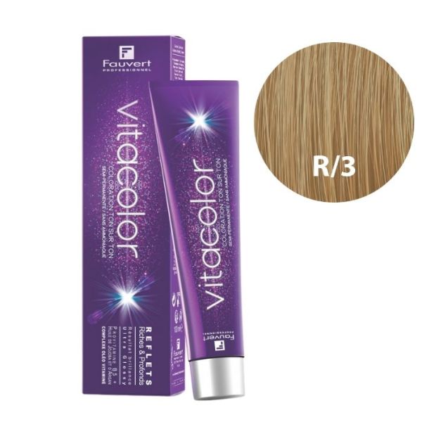 Kleurton sur ton Vitacolor Gloss R/3 goud Fauvert 100ML Kleurton sur ton Vitacolor Gloss R/3 goud Fauvert 100ML