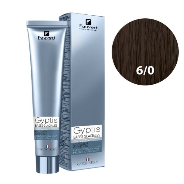 Kleurverzorgingscrème Gyptis nr. 6/0-C koud donkerblond Fauvert 100ML Kleurverzorgingscrème Gyptis nr. 6/0-C koud donkerblond Fauvert 100ML