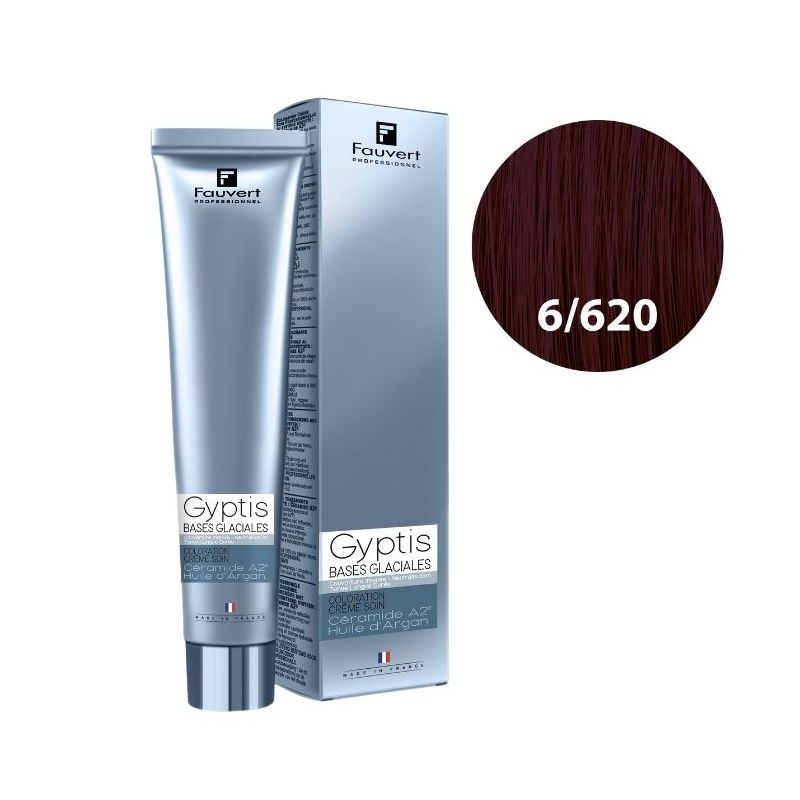 Kleurverzorgende crème Gyptis nr. 6/620 granaat Fauvert 100ML