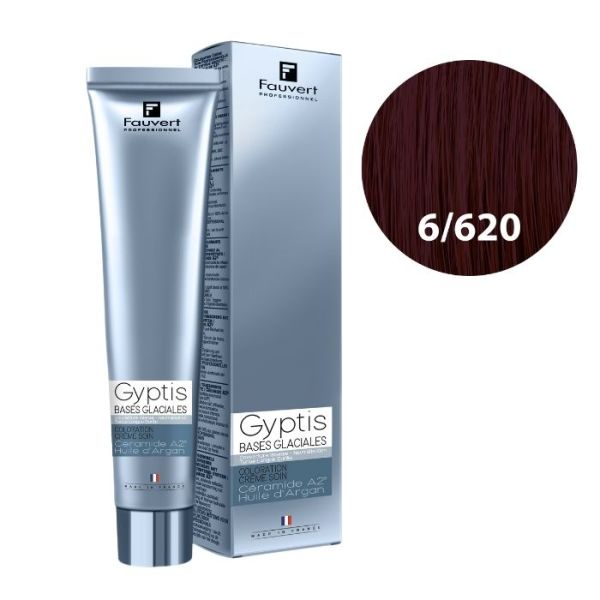 Creme de cuidado colorante Gyptis n°6/620 granada Fauvert 100ML Creme de cuidado colorante Gyptis n°6/620 granada Fauvert 100ML