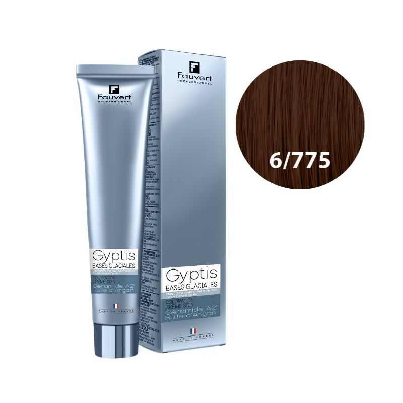 Kleurverzorgingscrème Gyptis nr. 6/775 intense kastanje Fauvert 100ML