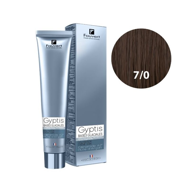 Creme de tratamento colorante Gyptis n°7/0-C loiro frio glacial Fauvert 100ML