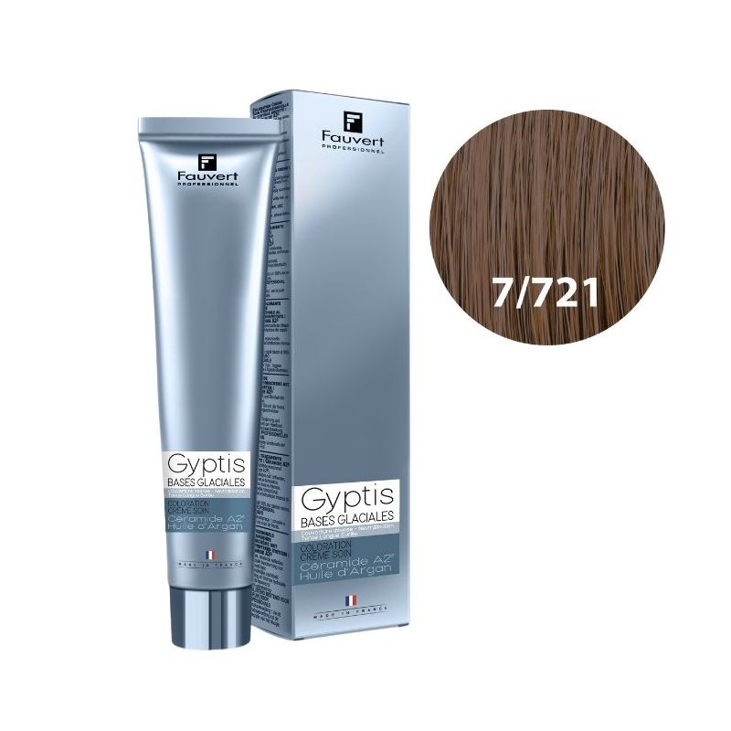 Kleurende verzorgingscrème Gyptis nr. 7/721 bevroren latte Fauvert 100ML