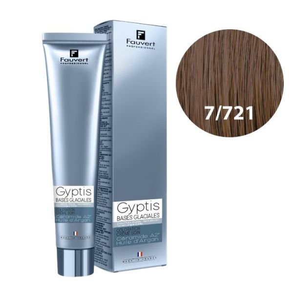 Kleurende verzorgingscrème Gyptis nr. 7/721 bevroren latte Fauvert 100ML Kleurende verzorgingscrème Gyptis nr. 7/721 bevroren latte Fauvert 100ML